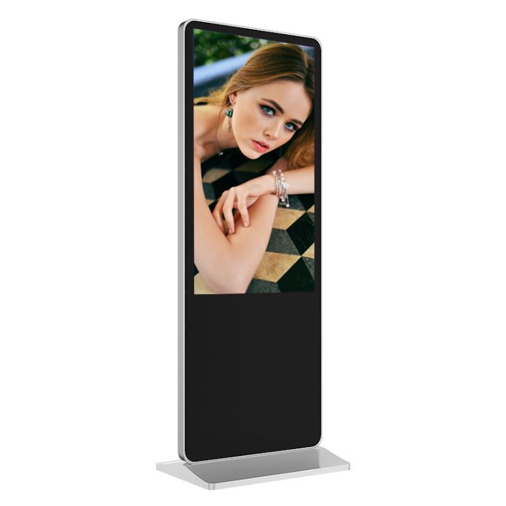 65 Inch Freestanding Standing Advertising Display Kiosk